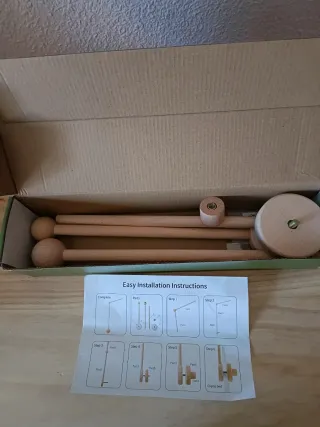 Soporte móvil madera cuna bebé