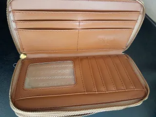 Cartera Billetera Prada Beige y Marrón