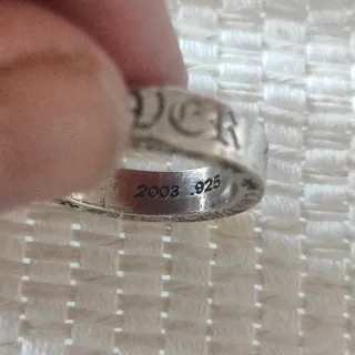 Anillo Plata Chrome Hearts