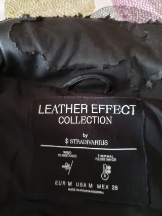 Chaquetón acolchado mujer negro