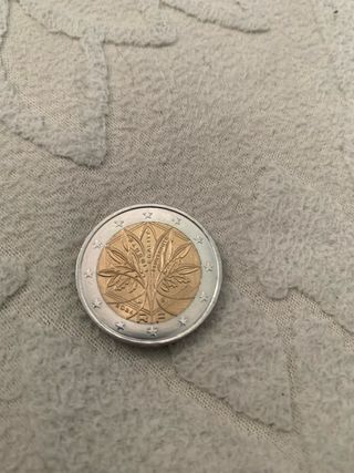 Moneta 2 Euro Francese Errore Conio