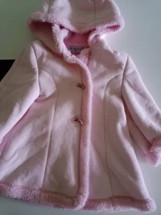 Abrigo niña rosa 2 años