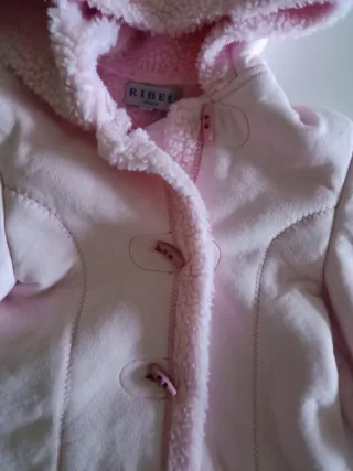 Abrigo niña rosa 2 años