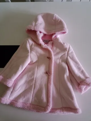 Abrigo niña rosa 2 años