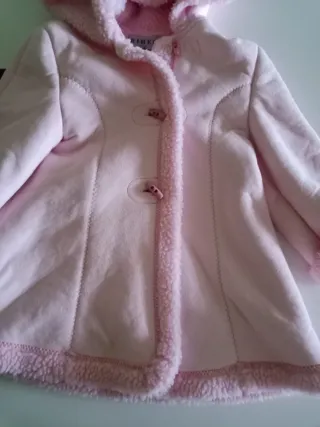 Abrigo niña rosa 2 años