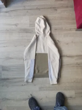 Sudadera Adidas Beige y Gris