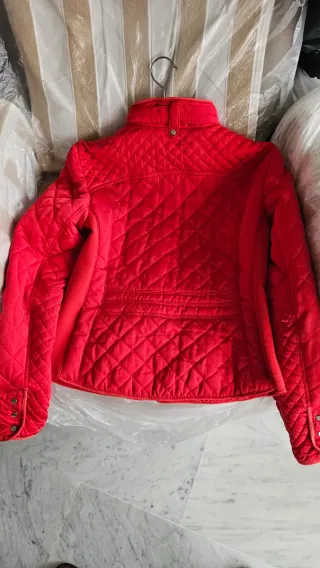 Chaquetón acolchado rojo SEVILLA