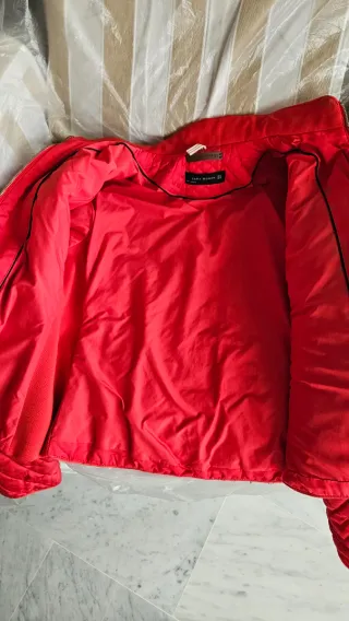 Chaquetón acolchado rojo SEVILLA
