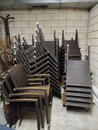 45 Sillas de mimbre para terraza