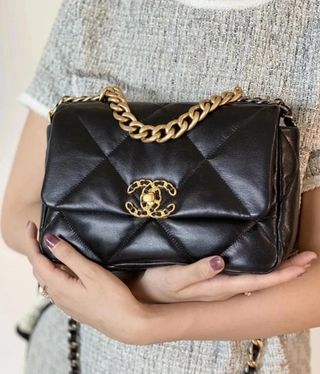 Borsa Chanel Nero e Oro 19Bag originale