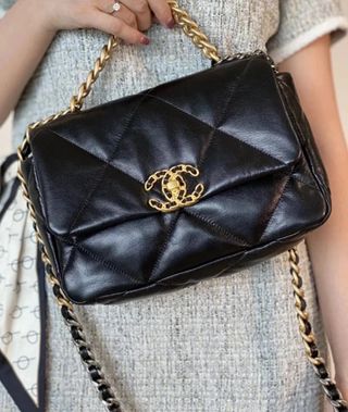 Borsa Chanel Nero e Oro 19Bag originale