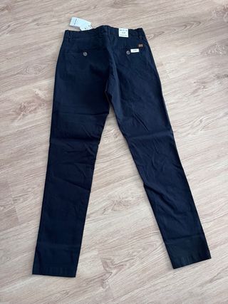 Pantalón chino hombre azul marino talla 40