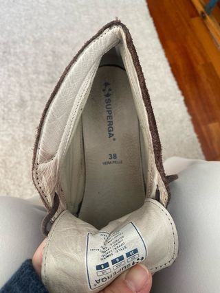 Botines Superga ante marrón Talla 38