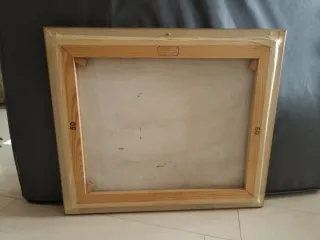 Decoracion Pintura sobre lienzo Jamaica Enmarcada