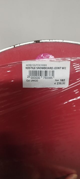 Snowboard Hostile 162cm Camber Tradicional