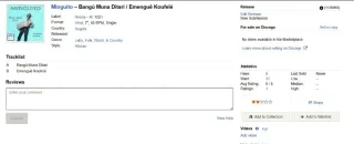 Minguito - Bangú Muna Ditari / Emenguê Koufelé