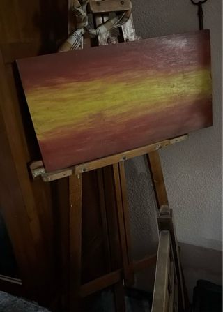 Trípode de madera para pintar
