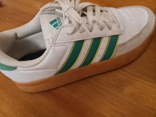 Adidas Breaknet 2.0 Zapatillas Blancas y Verdes