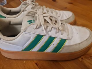 Adidas Breaknet 2.0 Zapatillas Blancas y Verdes