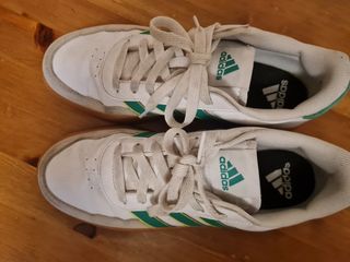 Adidas Breaknet 2.0 Zapatillas Blancas y Verdes