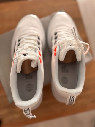 Zapatillas Adidas Running Blancas Naranja