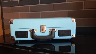 Tocadiscos Prikton Azul y Negro