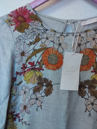 Vestido Zara floral sin estrenar con etiqueta