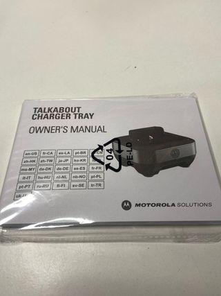 : 2 Basesde carga Motorola PMLN8231AR