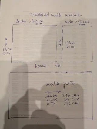 Mueble de cocina antiguo. Recogida en Valencia