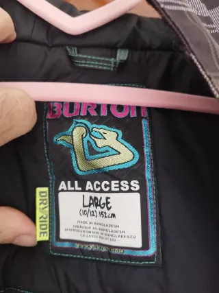 Chaquetón infantil Burton 152 cm