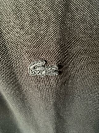Polo Lacoste manga corta negro Talla M
