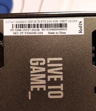 Zotac RTX 2060 6GB gddr6
