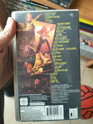 VHS Iron Maiden - Donington Live 1992