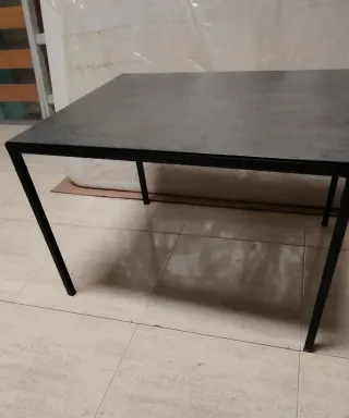 Mesa centro reversible madera y metal