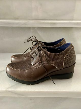 Zapatos con cuña Callaghan Marrones Talla 37