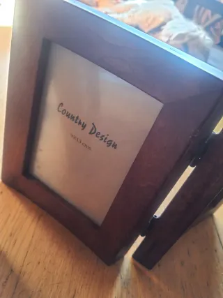 Marcos de fotos madera y cristal