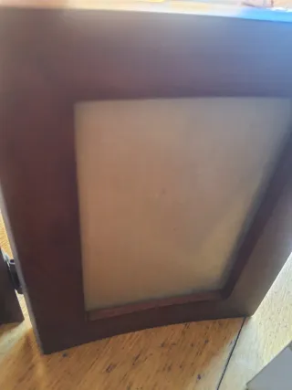 Marcos de fotos madera y cristal