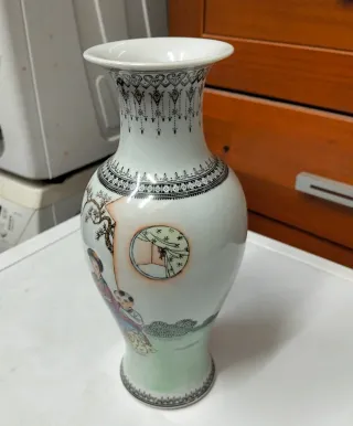 Jarrón chino de porcelana