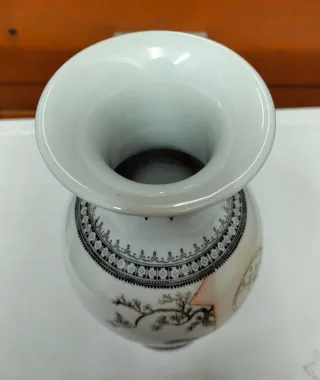 Jarrón chino de porcelana