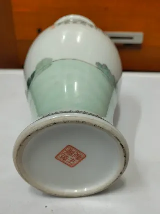 Jarrón chino de porcelana