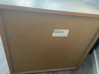 Mesitas de noche madera y blanco