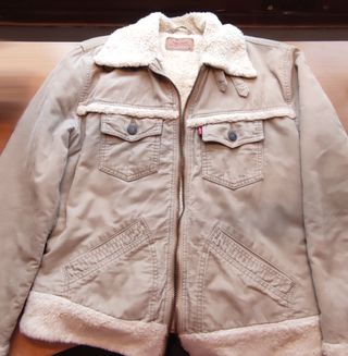 Cazadora Levi's Beige Sherpa