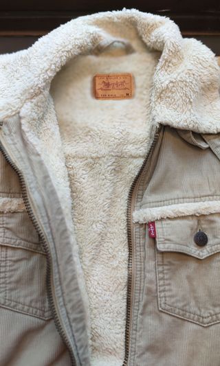 Cazadora Levi's Beige Sherpa