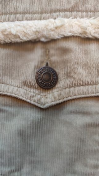 Cazadora Levi's Beige Sherpa