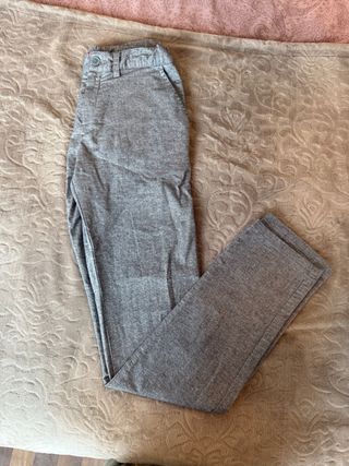 Pantalón Chino Gris Niño - Nuevo marca Varones