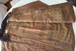 Chaqueta ZARA Marrón Cuello Pana