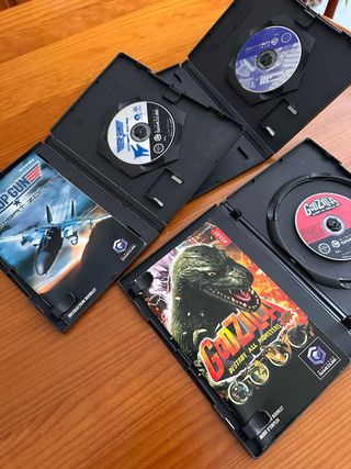 Lote 3 Juegos Nintendo GameCube: Top Gun, Godzilla