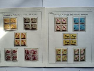 1967 MAXIMAS Y BLOQUES DE 4 CON SELLOS ESPAÑA.