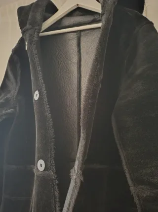 Abrigo largo doble faz mujer reversible *CHOLLAZO