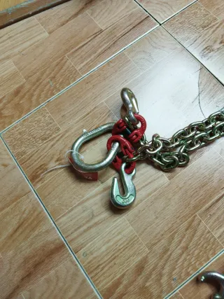 Cadena eslinga polipasto y remolque